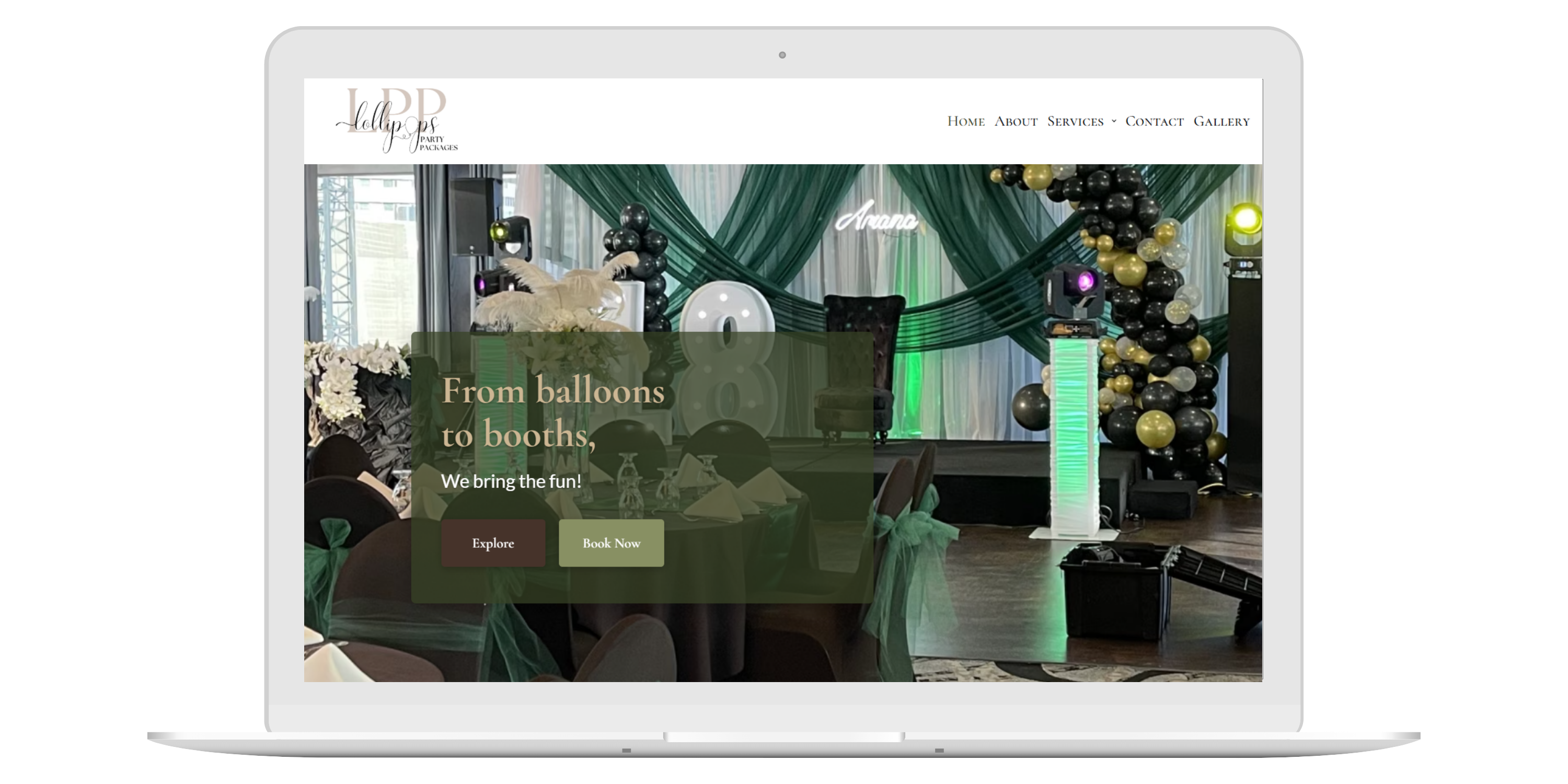 Lollipops Party Packages - Capstone Project